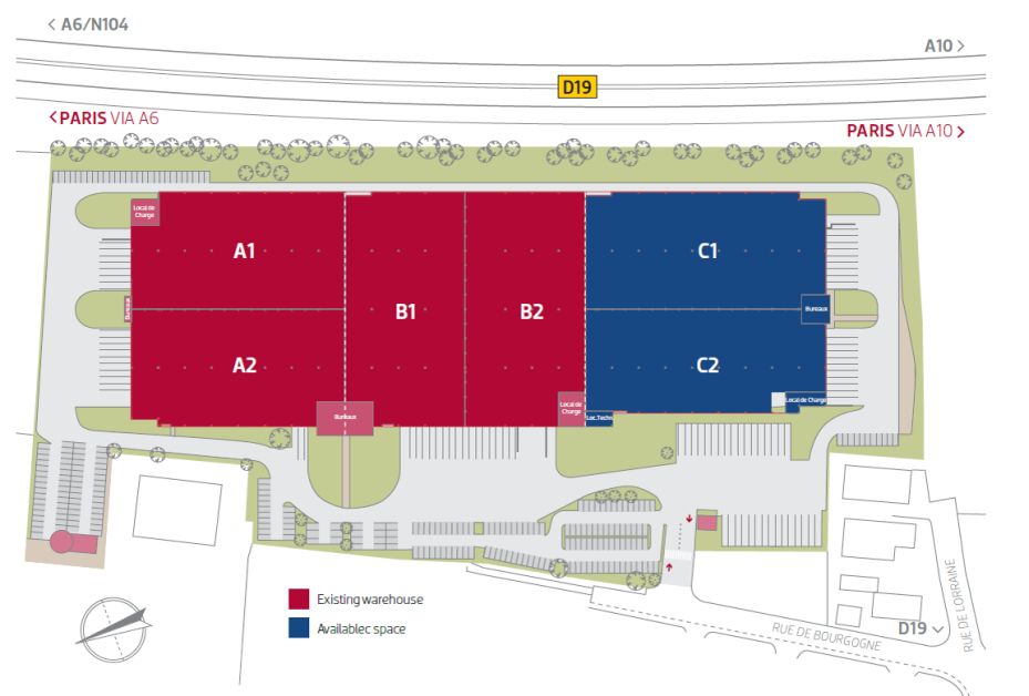 Entrepôt classe a Brétigny-sur-Orge 9461m² Location entrepôt classe a Brétigny-sur-Orge Essonne OLLOG2530609 2